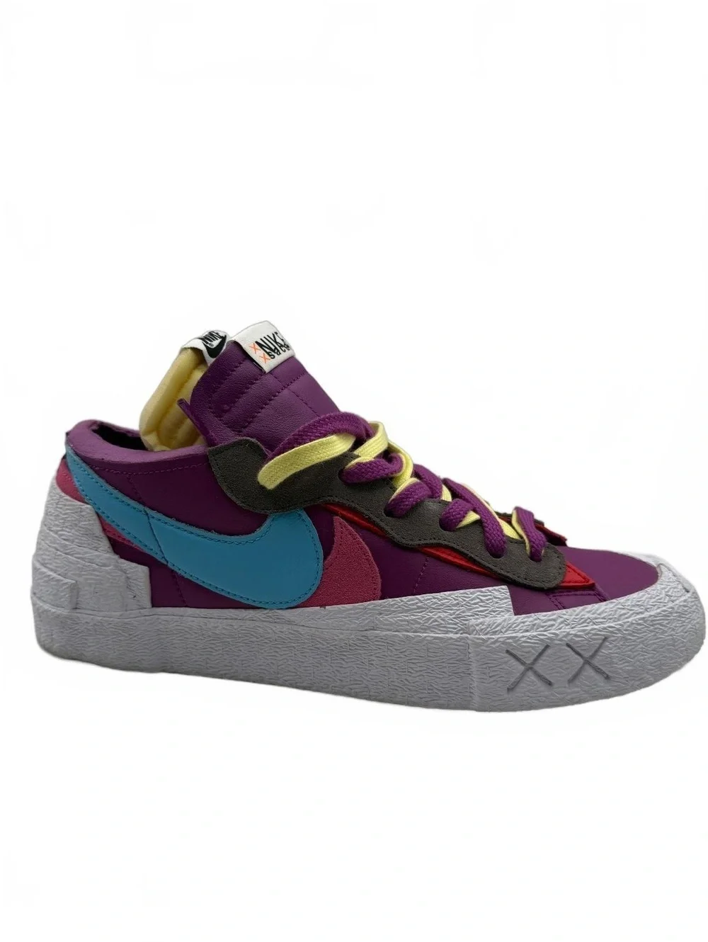 Nike Blazer Low Sacai Kaws Purple/Blue/Multi Sneakers Size 11